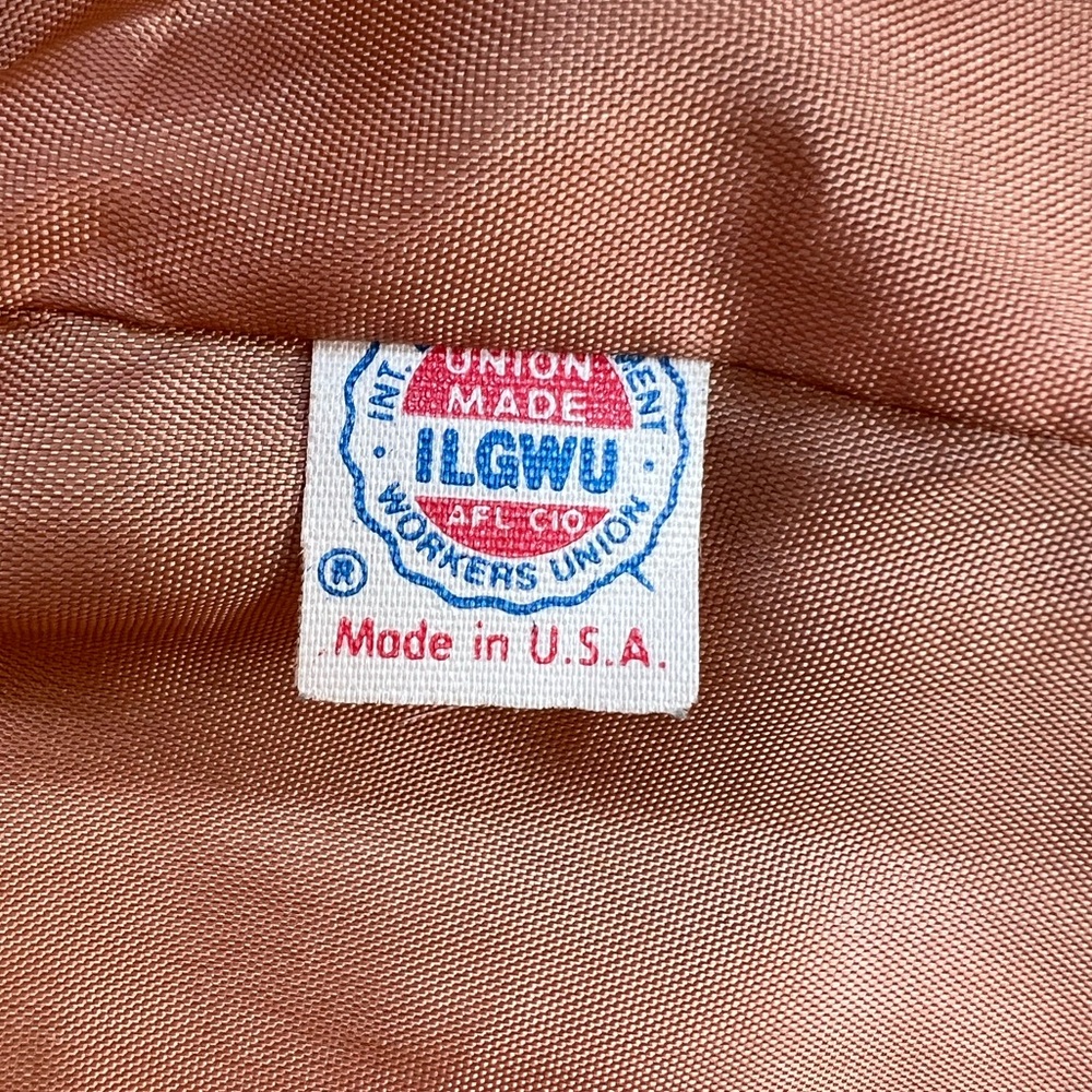 VTG ILGWU UNION-MADE Faux Fur Coat Hollywood Glam Statement Jacket USA-Made - Picture 2 of 15